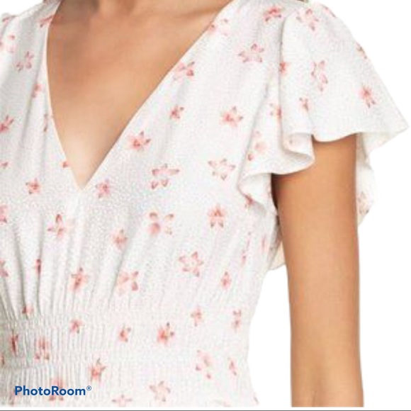 Rebecca Taylor Maui Floral Silk Blend Dress - Picture 2 of 4